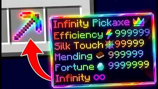 Minecraft But Enchantements are INFINITY