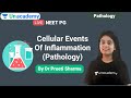 NEET PG | Pathology | Cellular Events of Inflammation By Dr Preeti Sharma