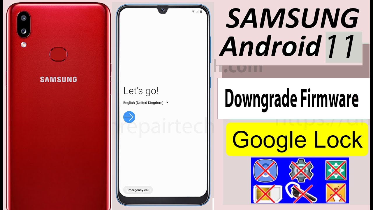 Samsung A10s FRP Bypass U8 Android 11 Downgrade firmware | A10s Android 11  FRP/Google Lock Bypass - YouTube