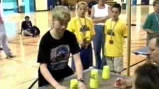 Cup stacking world record.avi