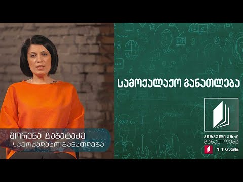 სამოქალაქო განათლება - კულტურული მემკვიდრეობა და მისი დაცვა - 8 მაისი, 2020 #ტელესკოლა