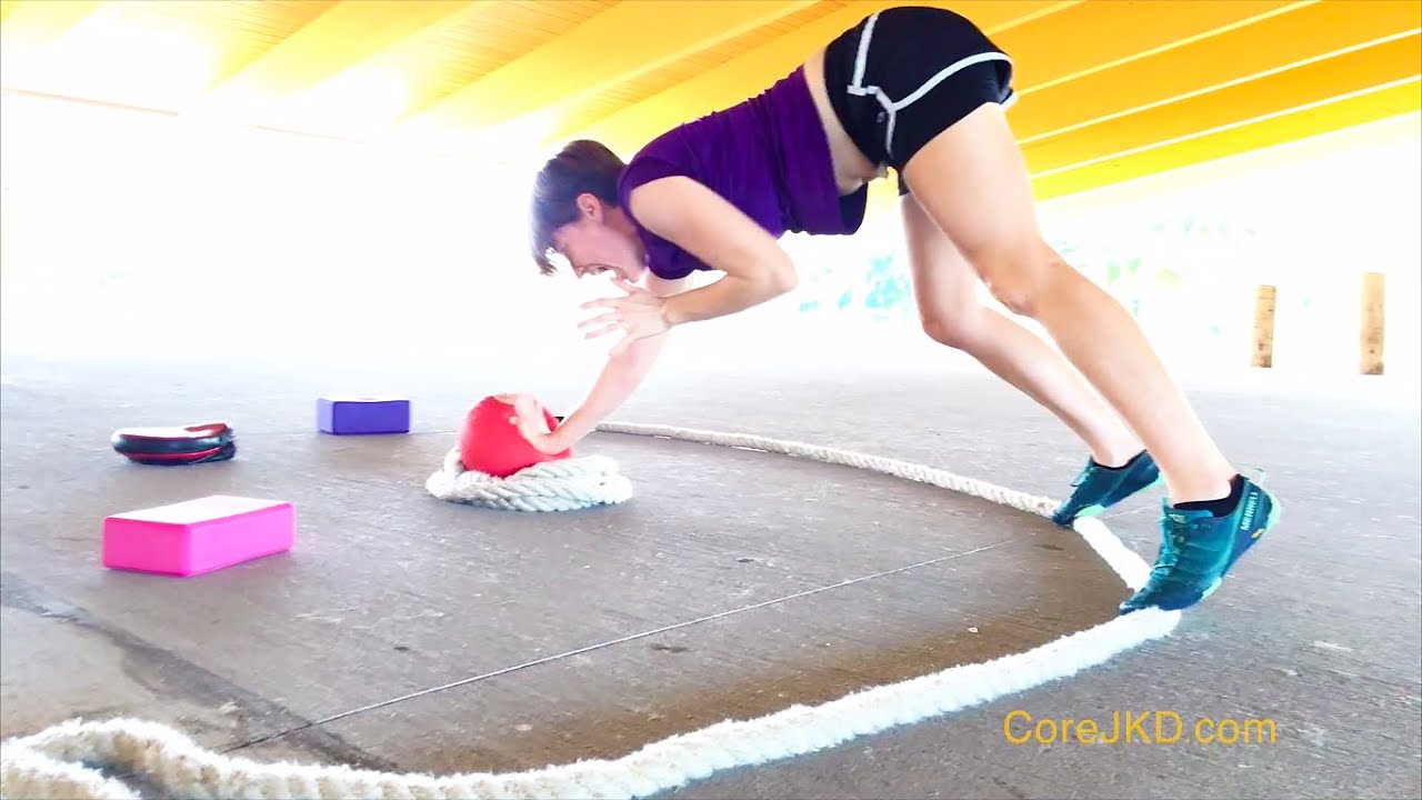 Yoga Block Obstacle Course Training CJKD YouTube