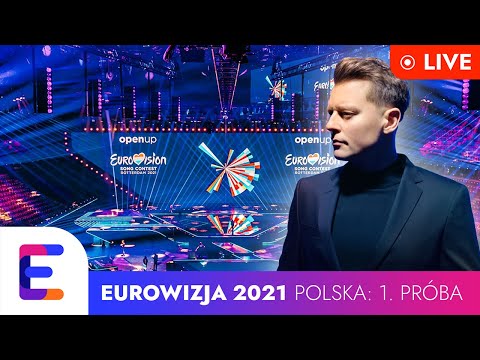 EUROWIZJA 2021: RAFAŁ BRZOZOWSKI na pierwszej próbie - REAKCJE NA ŻYWO!