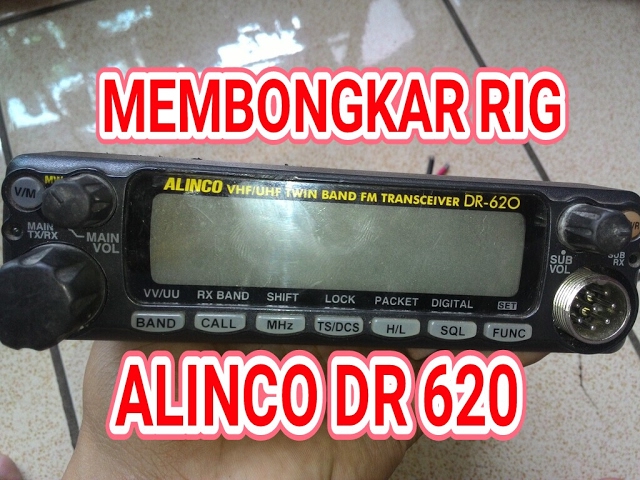 Disassembling the Alinco DR 620 Radio RIG - YouTube