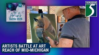 Artist battle at Art Reach of Mid-Michigan