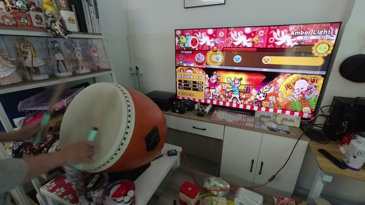 太鼓达人TNDE】Amber Light 876640 148可 6不可 260315 - YouTube