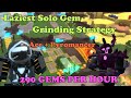 The LAZIEST Solo Gem Grinding Strategy, 290 Gems Per Hour || Tower Defense Simulator