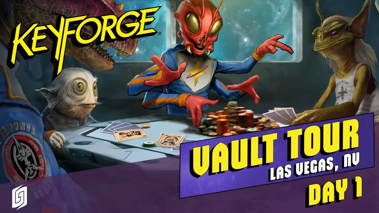 KeyForge: Vault Tour 2024 - Las Vegas, NV Day 1 - YouTube