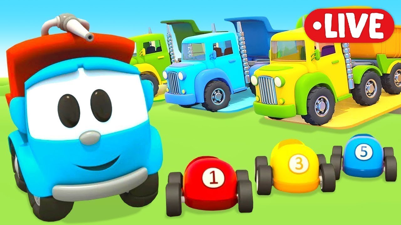 🔴 Leo der Lastwagen - Kompilation aus den besten Folgen - Cartoons 24/7