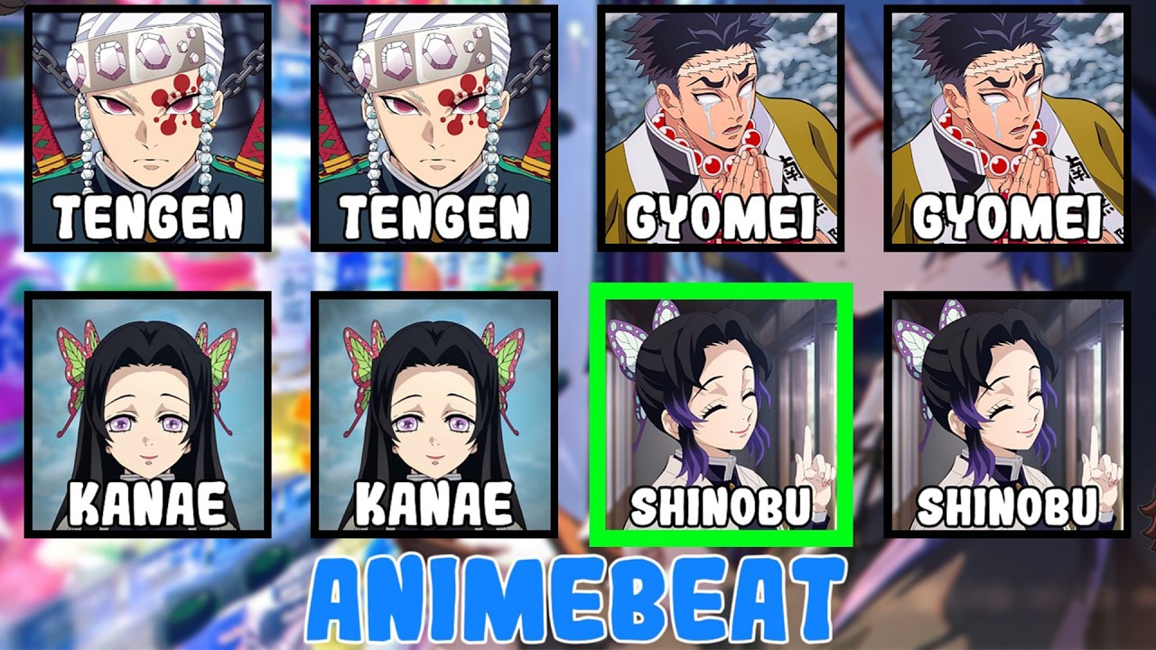 🔥 Say The Word On Beat 🔥 | 🏰 DEMON SLAYER: HASHIRA Edition | 🌱 Easy  → ⚡ Extreme