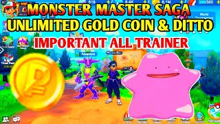 Free Unlimited Ditto & Gold Coin | Pokeveres world | Monster master saga screenshot 1