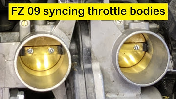 syncing throttle bodies with carbtune pro Yamaha FZ-09/MT-09 2014 2015 2016