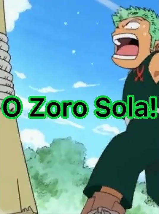 PORQUE O ZORO SOLA? #shorts 