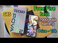 Tecno Pova 2 Free Fire test | How's the performance | 7k mAh🔋| Helio G85🔥 | price ~ 10k😳