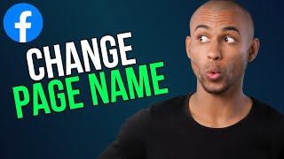 How to change facebook page name  A to Z