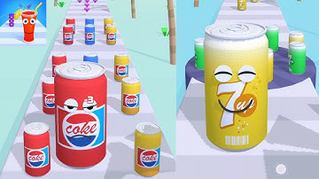 Coke VS 7up🤯 | Juice Run Pretty gameplay | All Levels walkthrough Android,iOS New Updated Gameplay