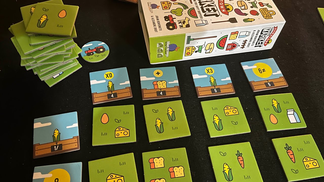 DGA играет в настольные игры: рынок фермеров в центре города