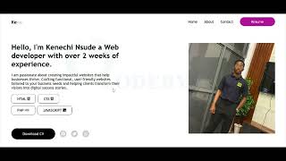 1. Portfolio HTML (Part 1)