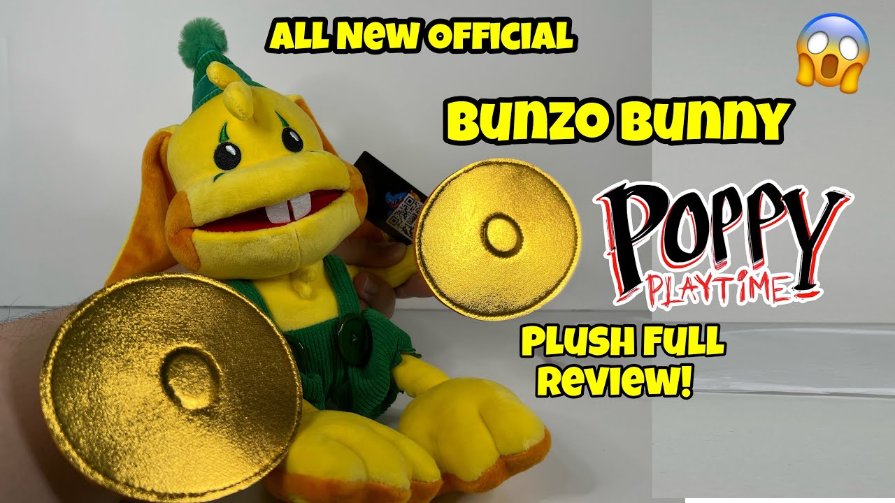 NEW OFFICIAL BUNZO BUNNY PLUSH TOY REVIEW!!!