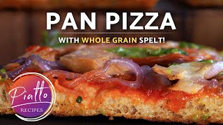 Italy's Healthiest Pizza: PAN PIZZA with Whole Grain SPELT Dough screenshot 4