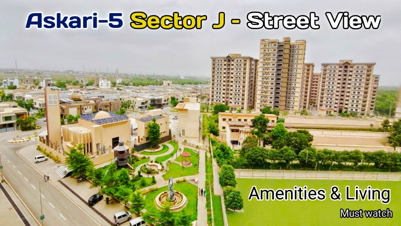 Askari-5 Sector J | Peaceful Community Street View | Full Area Tour