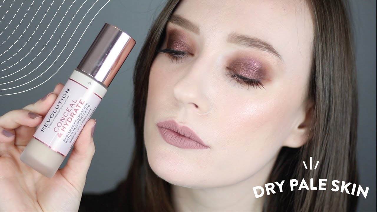 Mastery Ideel Målestok Makeup Revolution Conceal & Hydrate Foundation REVIEW + Demo - YouTube