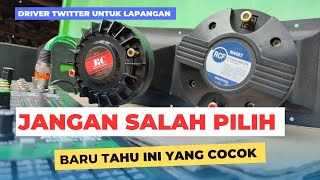 Twitter Driver Comparison || JIC DA-44 || RCF N440T