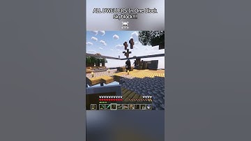 One Block Minecraft Is Horrifying With ALL Dwellers Involved #minecrafthorror