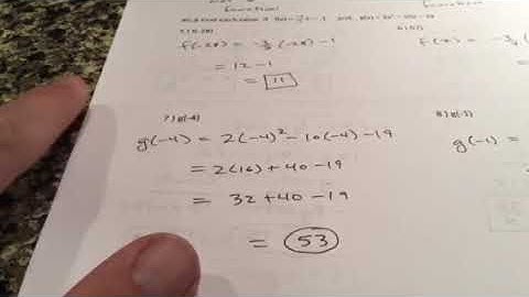 Honors Algebra 2 Quiz Review 2.1-2.4 Video