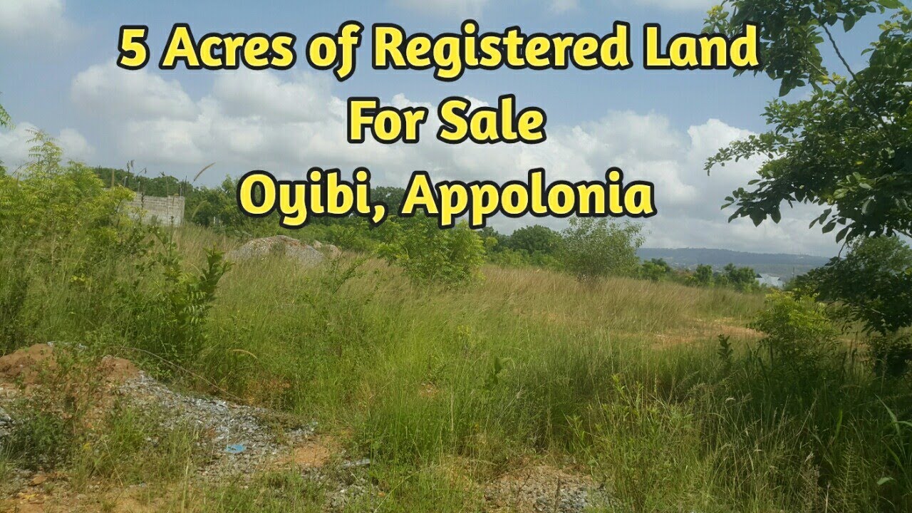 5 Acres of Registered Land(24 plots) For Sale Oyibi, Appolonia City