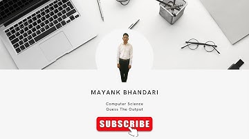 Guess the Output 1 | Tricky C codes for Beginners