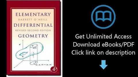 Download Elementary Differential Geometry, Revised 2nd Edition, Second Edition PDF
