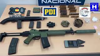 ntervenidas en Terrassa 2 armas de guerra y una pistola a 2 detenidos vinculados narcotraficantes