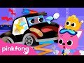 Where are you hurting? | Police Car Wheel is Broken! | Pinkfong Car Hospital | Pinkfong Car Story