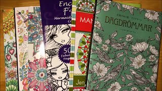 ASMR Completed Coloring Books Page Turning screenshot 3