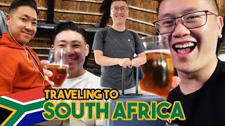 Our journey to South Africa  ordering room service, trying McDonald's, dangerous situation