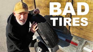 NEW BETTER DUMP TRAILER TIRES! FINALLY!