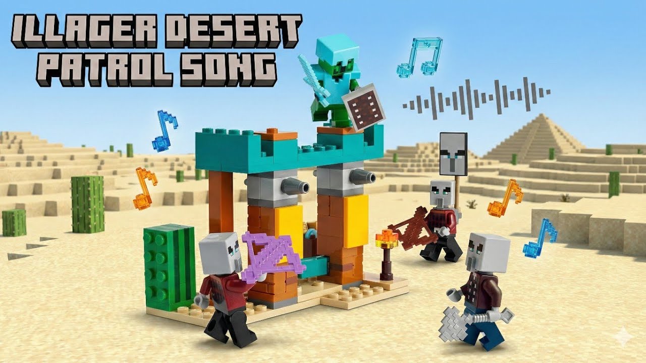 🎵 LEGO Minecraft The Illager Desert Patrol /21267/ SONG