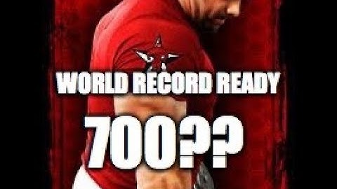 Jeremy Hoornstra, World Record--Bench Press Training