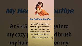 My Bedtime Routine || A Simple Story to Improve English ✅ #gradedreader  #english #viral