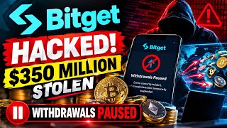 Bitget Hack: $350M Stolen & Withdrawals Paused | Crypto News Today #crypto #bitget #hacked 