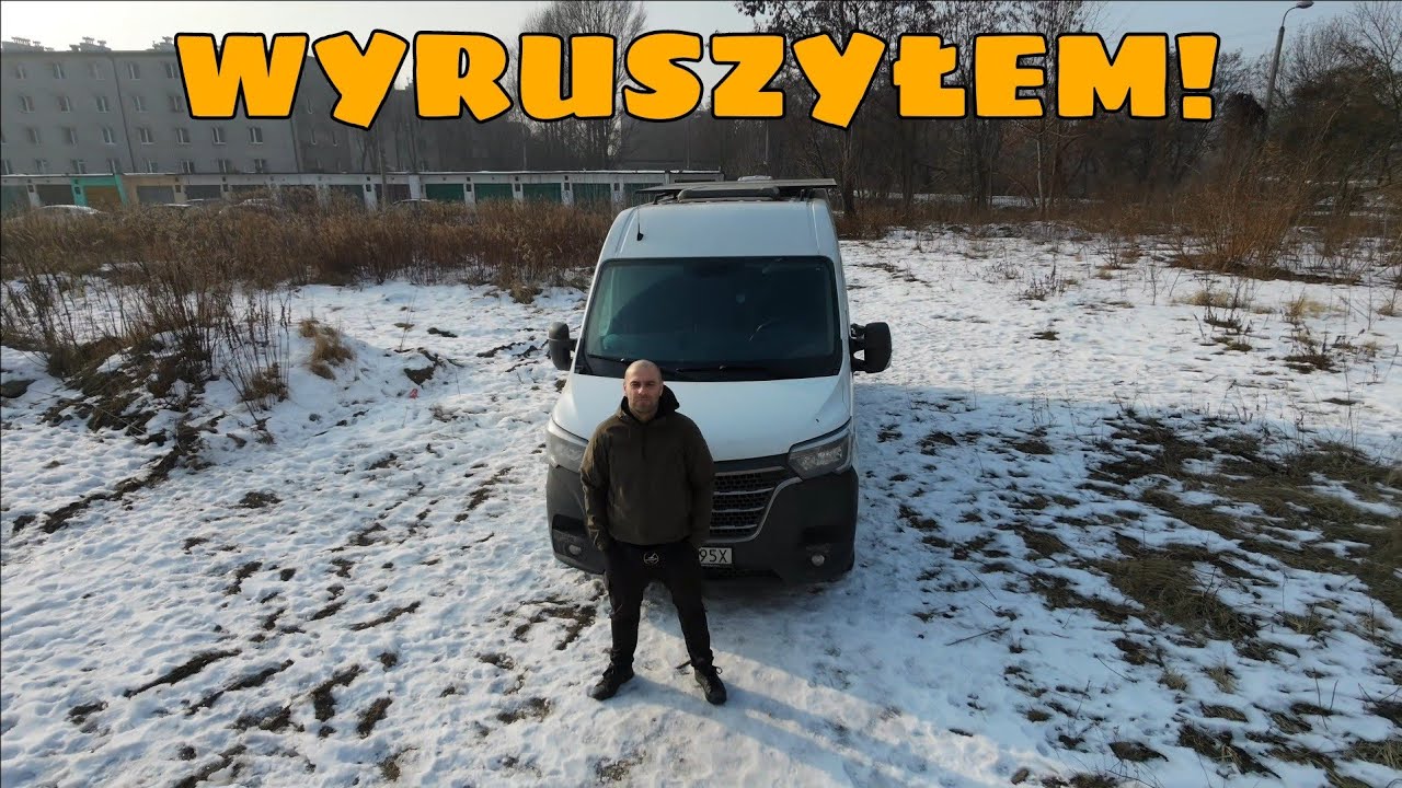 Wyjechałem do Hiszpanii! Burza śnieżna na trasie w Niemczech