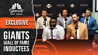2026 Giants Wall of Fame inductees reminisce on storied careers in San Francisco | NBC Sports BA