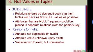 037 CSE421 Database Systems - Functional Dependency - Lecture 9 part 1
