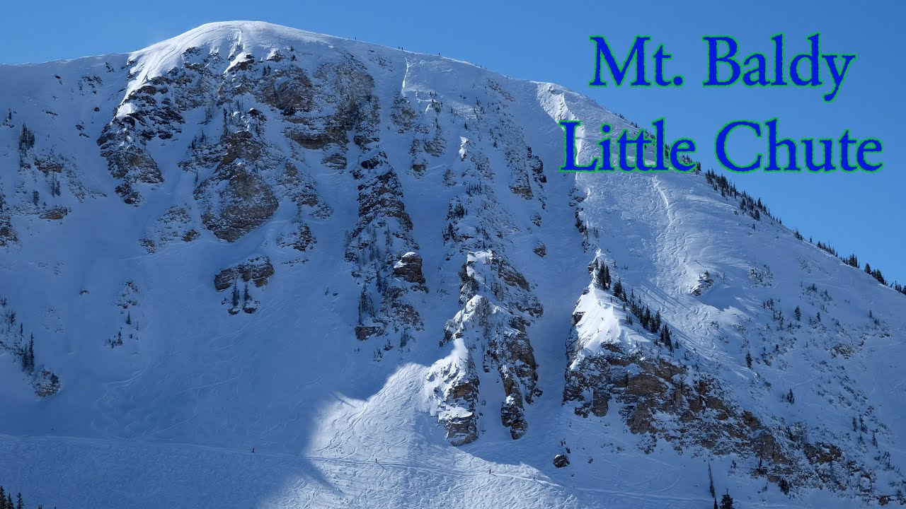 Skiing Little Chute, Mt.  Baldy, Utah