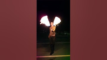 Fire Snake Poi (BIG FLAMES!) from Dark Monk #shorts