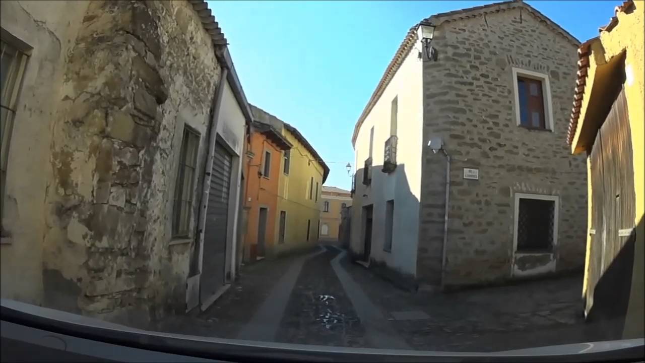 GERGEI centro storico slow motion