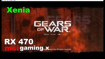 Xenia ( Xbox 360 Emulator ) Gears of War 1  Gameplay
