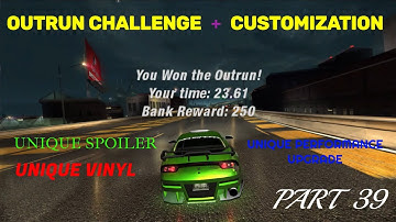 NFS Underground 2 Remastered | Part 39 | OUTRUN Challenge + Unique Upgrades + Customization | RX-7