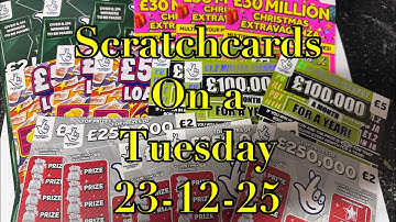 Scratchcards on a Tuesday 23-12-25